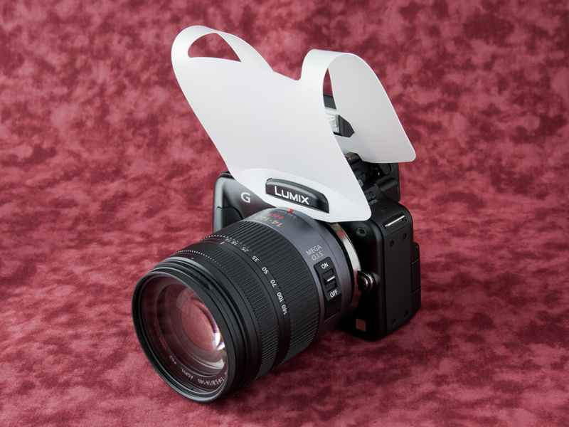 <b>LUMIX DMC-G3への装着例</b>