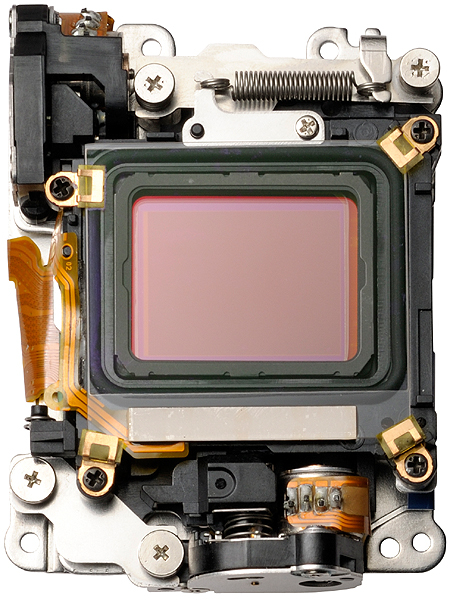 <b>2軸対応だったE-P3の手ブレ補正ユニット</b>