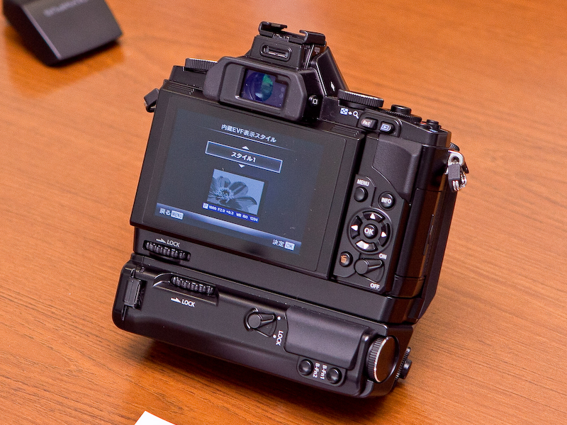 <b>HLD-6を装着したところ</b>