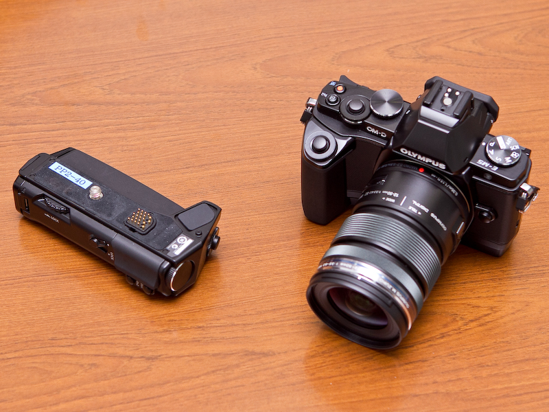 <b>上部のグリップのみを取り付けたところ</b>