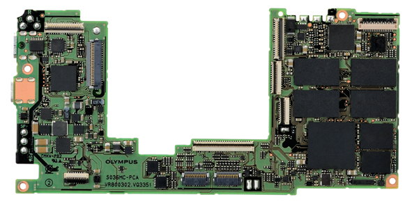 <b>TruePic VIを搭載したメイン基板</b>
