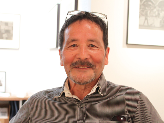 <b>ジョー・ホンダさんはもともとキャパに憧れ、報道写真家を夢見ていたそうだ。</b>