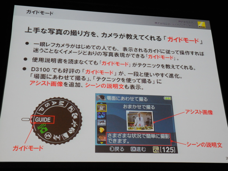 <b>ガイドモードについて紹介</b>