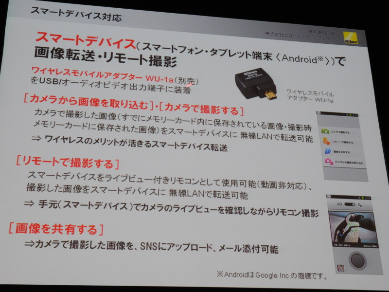 <b>画像転送・リモート撮影の機能紹介</b>