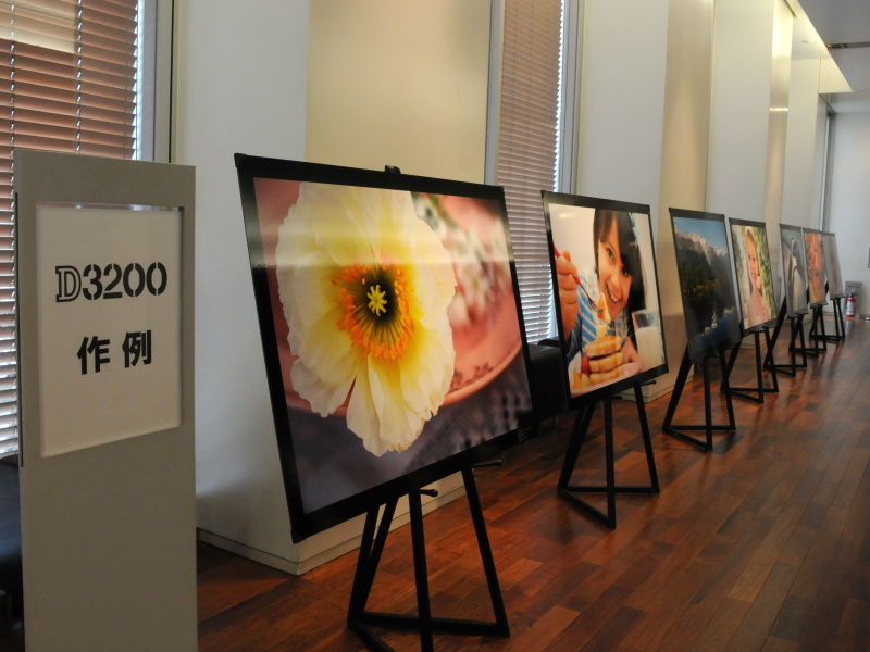 <b>新製品による作例展示もあった</b>