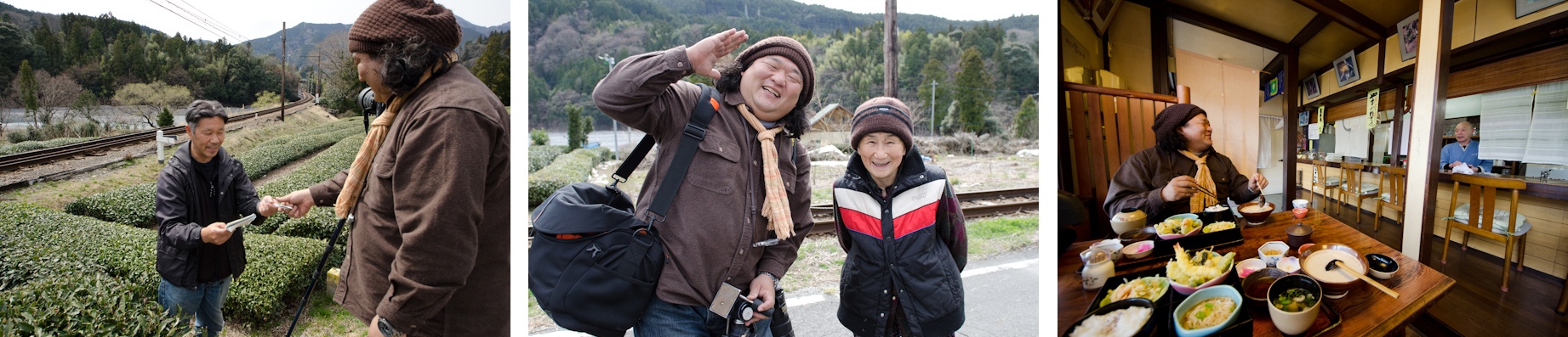 <b>師匠からのワンポイントアドバイス。「蒸気機関車（写真）の命はズバリ、煙（蒸気）です! 一般の方は勘違いしてるひと多いんですが、蒸気機関車の場合、煙が出る場面はクルマでいうとアクセルを踏み込んでる状態、つまり駅で停車から発車の動き出す時と、上り坂を走行する時だけなんですよ。黒煙がたくさん出てると爆煙、すくないとスカスカって呼びます。いっぱい出てることを爆煙といいます。白煙もあります」</b>
