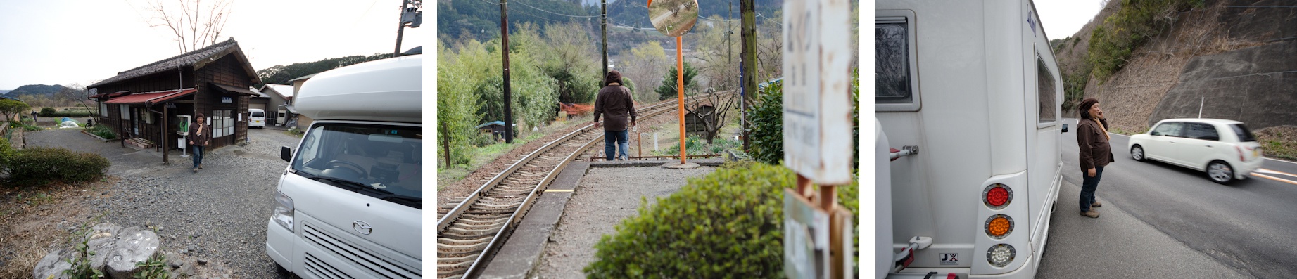 <b>朝からアイスを食べるのは甘党写真家としての常識らしいので、血糖値が高いボクもつられてついつい……。その後のSL撮影は川を越えてくる場所や、鄙びた駅周辺でお茶畑の中を走る勇姿があったり。そして大井川鉄道のローカル線の旅は終わりへと向かう。楽しい2日間だった。</b>