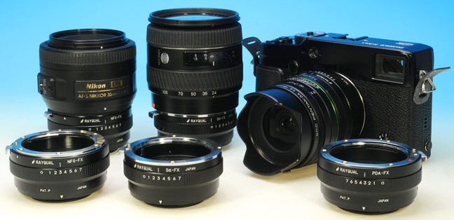 <b>左からNFG-FX、Sα-FX、PDA-FX</b>