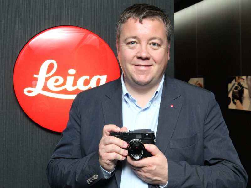 <b>ライカカメラ社のステファン・ダニエル氏</b>