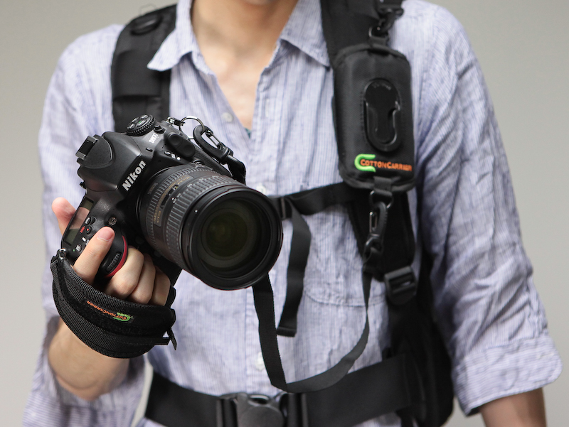 <b>グリップが下側になるようにすると着脱しやすかった</b>