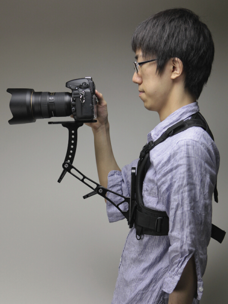 <b>使用例。実際には高さを増す意味も込めて雲台などを追加してもよい</b>