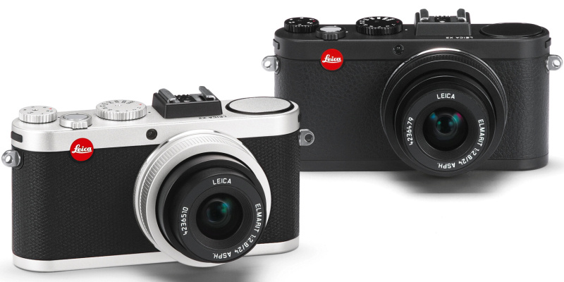 <b>ライカX2。左からシルバー、ブラック</b>