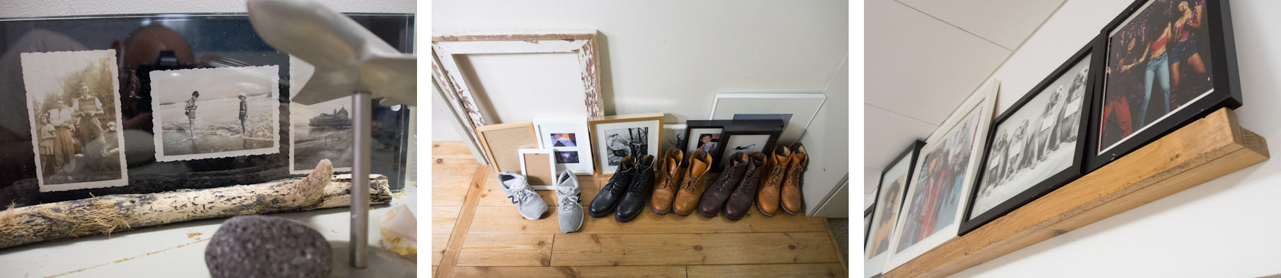 <b>原宿にある彼の事務所は有名な老舗マンションの一室。かなり広いスペースを撮影&amp;打合せ、PCデータやプリント作業、写真集や過去のネガやプリントなどの書庫、機材室といった感じで区切られている。うらやましいくらいの素敵な空間だ。</b>