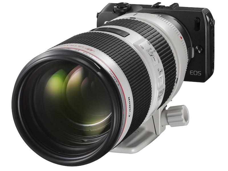 <b>EF 70-200mm F2.8 L IS II USMの装着例</b>