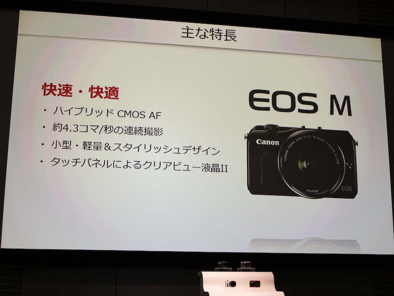 <b>EOS Mの大きな特徴</b>