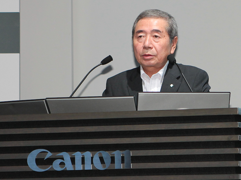 <b>キヤノンマーケティングジャパン取締役専務執行役員イメージングシステムカンパニープレジデントの佐々木統氏</b>