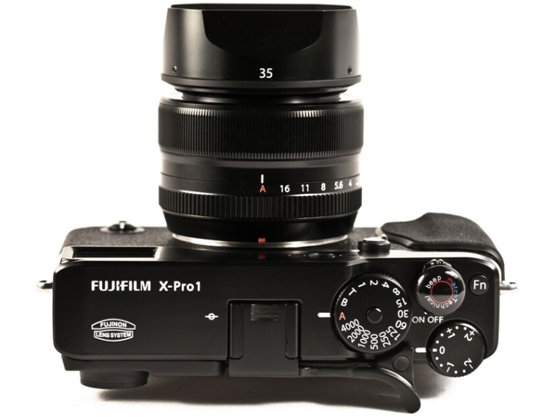 <b>FUJIFILM X-Pro1への装着例</b>