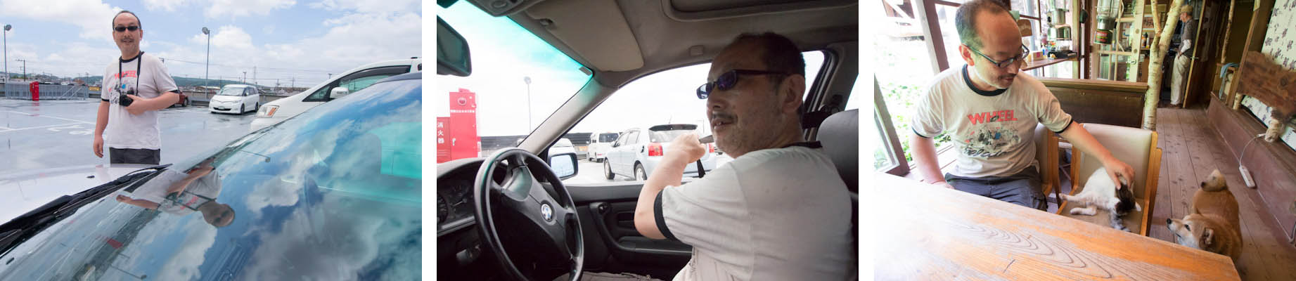 <b>千葉。石田さんのアトリエというか仕事場というか、秘密基地のような家の中は、仕事の大本でもあり趣味でもある数々の本や音楽といった、石田ワールドが詰まっている場所でもある。</b>