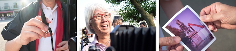 <b>上野公園にて4×5カメラを使っての撮影会。</b>