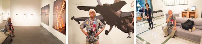 <b>写真展初日の内覧会では学芸員の方と田村さんが直接作品についての説明をしていき、参加者からの質問に答えるという場面も。</b>