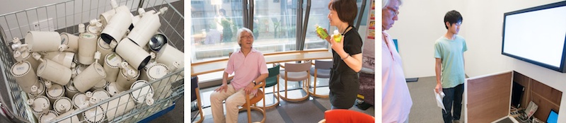 <b>東京都写真美術館で現在開催中の田村彰英写真展「夢の光・Light of Dreams」。展覧会の前日、作品展の搬入、展示の現場を取材させていただいた。ボクが現場へ入った時には額装された作品の搬入そのものは終わっていて、展示位置の調整やライティングの設定などの作業中だった。展示や照明にはそれぞれ専門の業者さんたちが大勢いて、テキパキ正確に進んでいった。展覧会の設営風景を取材に来たはずだが、上質な職人芸をみせてもらった気分でうれしくなってしまった（笑）。今回の展覧会は田村さんのデビューからの作品の歴史を辿る展示だが、写真作品だけではなく田村さんのコレクションでもあり、実際の「赤陽」シリーズの撮影にも使われた8×10カメラやオールド・レンズも展示されている。また短い映像作品もあるので、いろんな側面から楽しめるようになっている。</b>