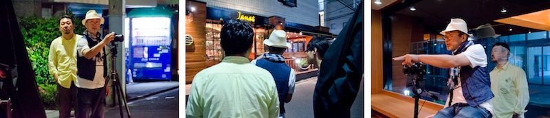 <b>青山の裏道にオープンする（現在はオープンしています）カフェ・バーのJANAT。デザインはグローバルダイニングでゼストなどを手がけてこられたKNOTの佐藤茂さん。旅する船のデッキのイメージでシンプルなお店</b>