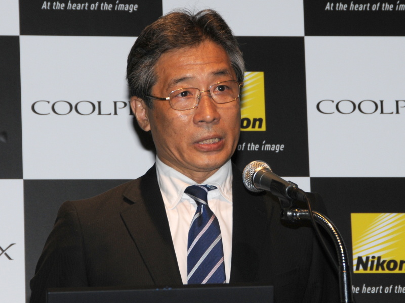 <b>ニコンイメージングジャパン取締役社長の五代厚司氏</b>