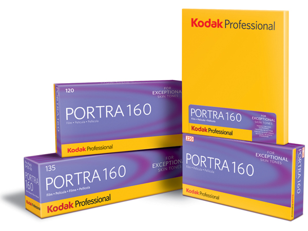 <b>加賀ハイテックが扱うコダック製品の1つ「プロフェッショナルポートラ160」（カラーネガフィルム）</b>