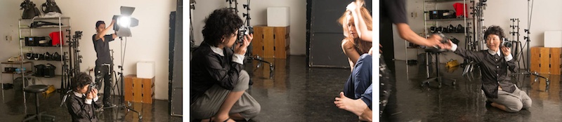 <b>海外のバレエ団などで活躍するコンテンポラリー・ダンサーの成澤幾波子さん。2008年には彼女の写真集も出している。現在はヨーロッパのチームに所属している彼女が夏休みで一時帰国しているタイミングで、野村さんとのフォトセッションが青山スタジオで行なわれた。夜遅くに短時間で撮影されたのはご覧のとおりのモノクロフィルムの山……この日もカメラはニコンだった。</b>