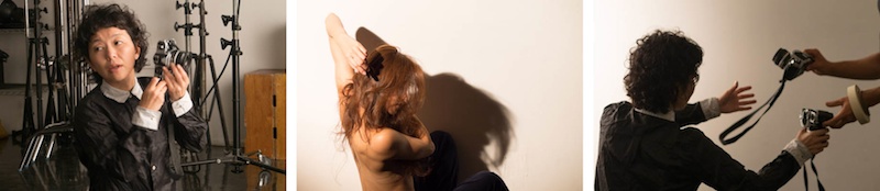 <b>海外のバレエ団などで活躍するコンテンポラリー・ダンサーの成澤幾波子さん。2008年には彼女の写真集も出している。現在はヨーロッパのチームに所属している彼女が夏休みで一時帰国しているタイミングで、野村さんとのフォトセッションが青山スタジオで行なわれた。夜遅くに短時間で撮影されたのはご覧のとおりのモノクロフィルムの山……この日もカメラはニコンだった。</b>