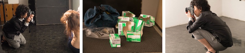 <b>海外のバレエ団などで活躍するコンテンポラリー・ダンサーの成澤幾波子さん。2008年には彼女の写真集も出している。現在はヨーロッパのチームに所属している彼女が夏休みで一時帰国しているタイミングで、野村さんとのフォトセッションが青山スタジオで行なわれた。夜遅くに短時間で撮影されたのはご覧のとおりのモノクロフィルムの山……この日もカメラはニコンだった。</b>