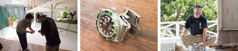 <b>この日は江東区にあるハウススタジオ、キャナル・スタジオで、福岡を中心に活躍されているアイドルタレントの杉本ゆささんのDVDやカレンダーなどの撮影が行なわれた。スタジオへ入ってすぐにやることは機材チェックや準備は当たり前だが、夏場に大事なのは蚊取り線香など虫除けセットの設置。そしてロケ先では何よりもランチタイムの弁当の発注が必須項目である(笑)。冗談に思えるかも知れないが、場所によってはご飯抜きなんてことになったらモデルさんもスタッフも空腹には耐えられないので撮影どころじゃなく、仕事にならない。食事、飲み物、暑さ寒さからの防御対策は、ホンマに大切な準備仕事のひとつです。途中でデジカメWatch以外の取材の方も来られたりして、忙しい山岸さんだったが最後まで無事に楽しく撮影は進んでいきました。まるで年の離れた親子みたいに一緒に遊んでいたなあ(笑)</b>