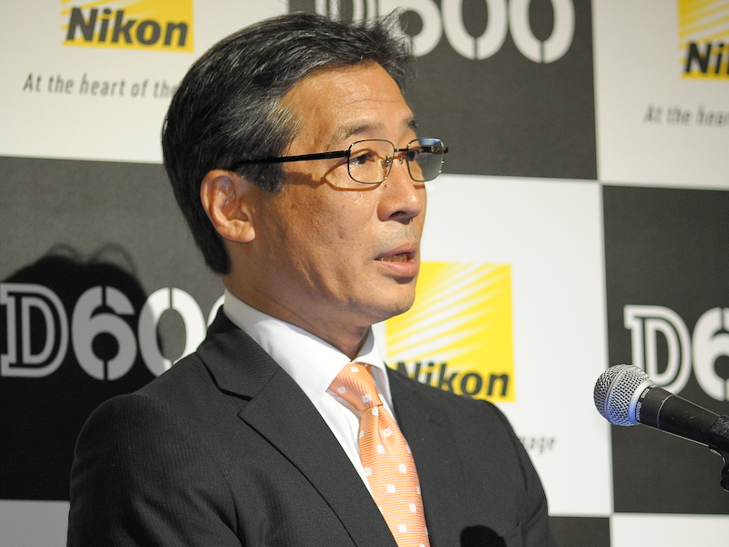 <b>ニコンイメージングジャパン取締役社長の五代厚司氏</b>