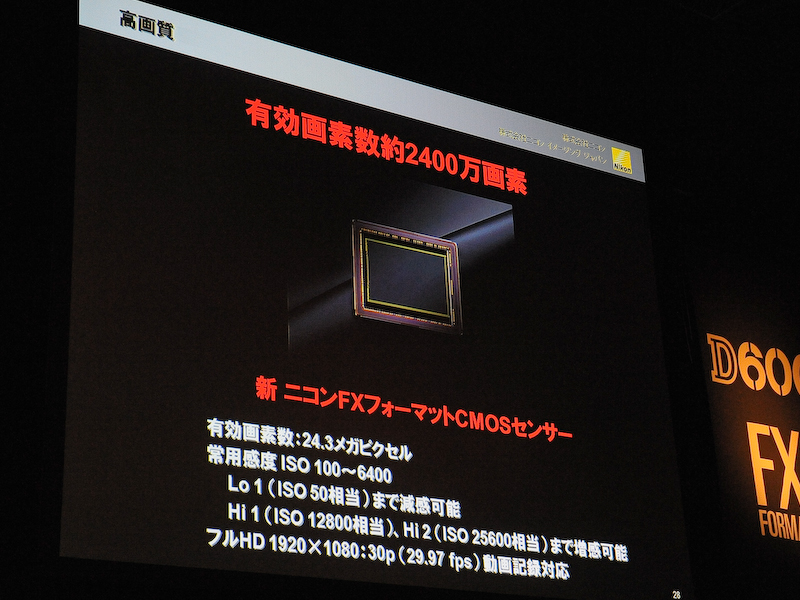 <b>撮像素子は新設計</b>