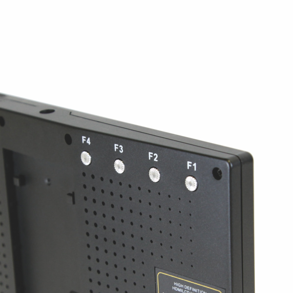 <b>背面の静電センサー型ファンクションキー</b>