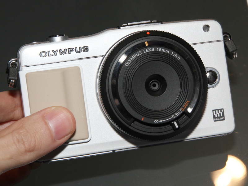 <b>ボディキャップレンズ。スペックは15mm F8</b>