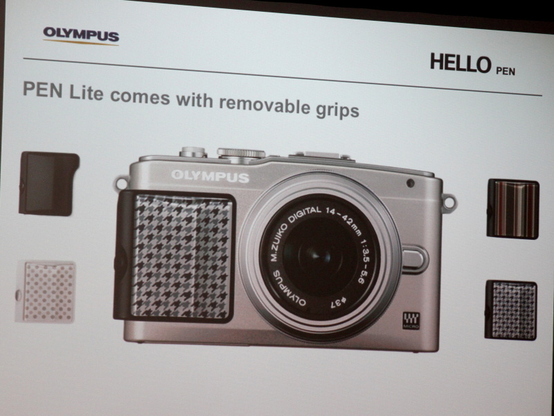 <b>グリップは交換可能に</b>