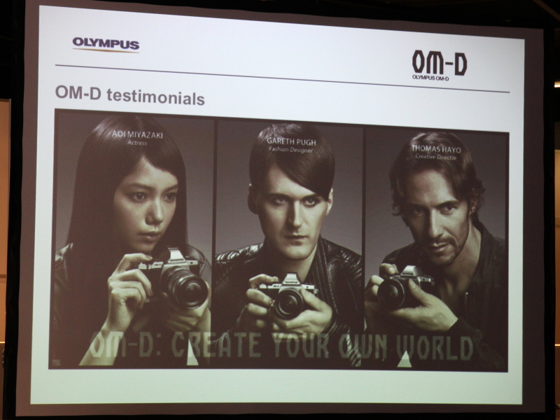 <b>OM-D testimonialsのメンバー</b>