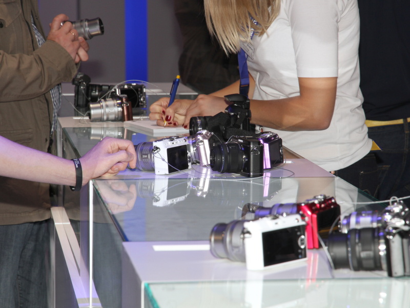 <b>会場内カメラレンタルも行なっていた</b>