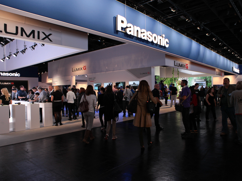 <b>パナソニックブース</b>