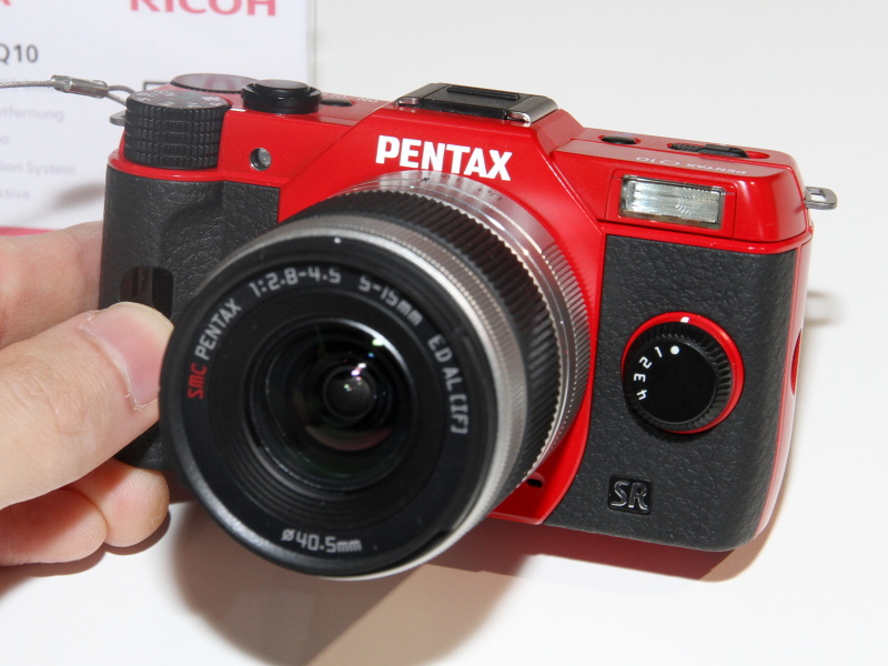 <b>PENTAX Q10の展示もあった</b>