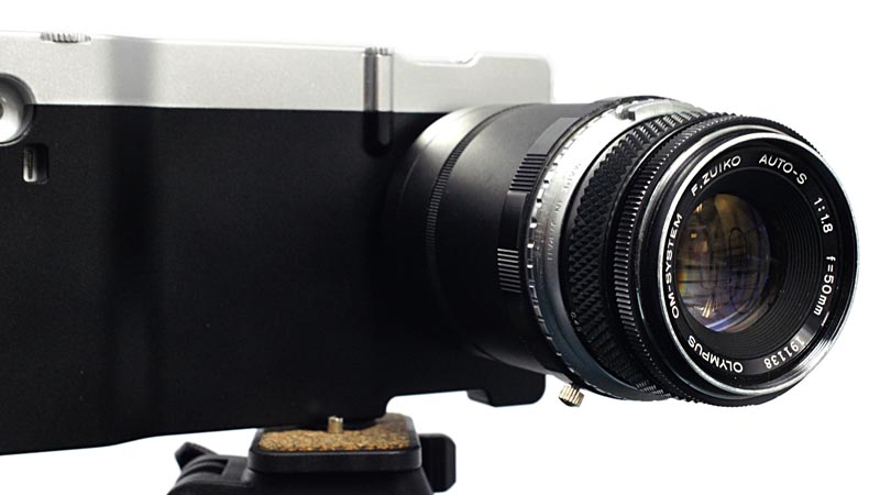 <b>Turtleback DOFとEOS-OMマウントアダプターを利用した例</b>