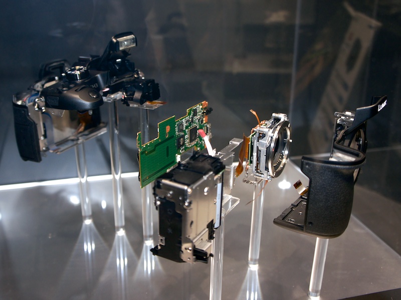 <b>分解展示もあった</b>