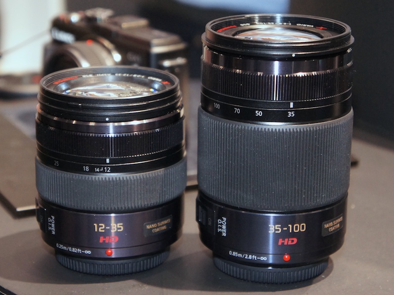 <b>LUMIX G X VARIO 12-35mm F2.8 ASPH. POWER O.I.S.と並べたところ</b>