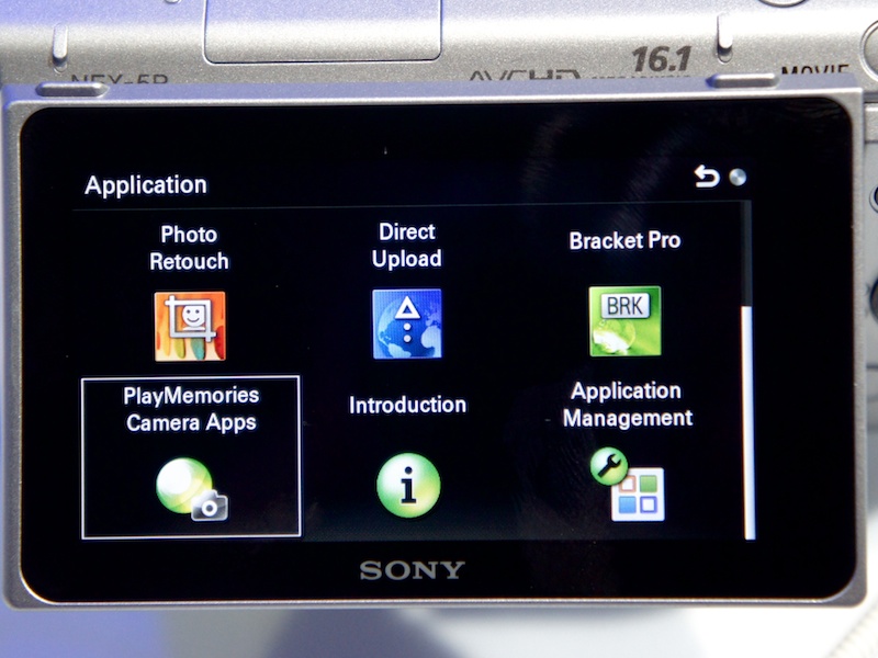 <b>インストールされているPlayMemories Camera Appの一部</b>
