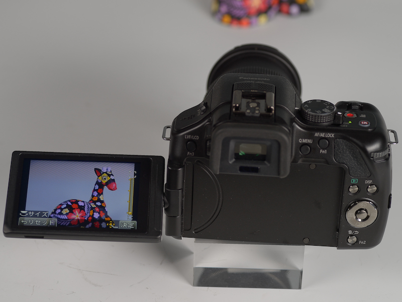 <b>上下左右に可動する液晶モニターがDMC-G5の魅力のひとつ。縦横に関わらず最適のアングルで撮影できる。</b>