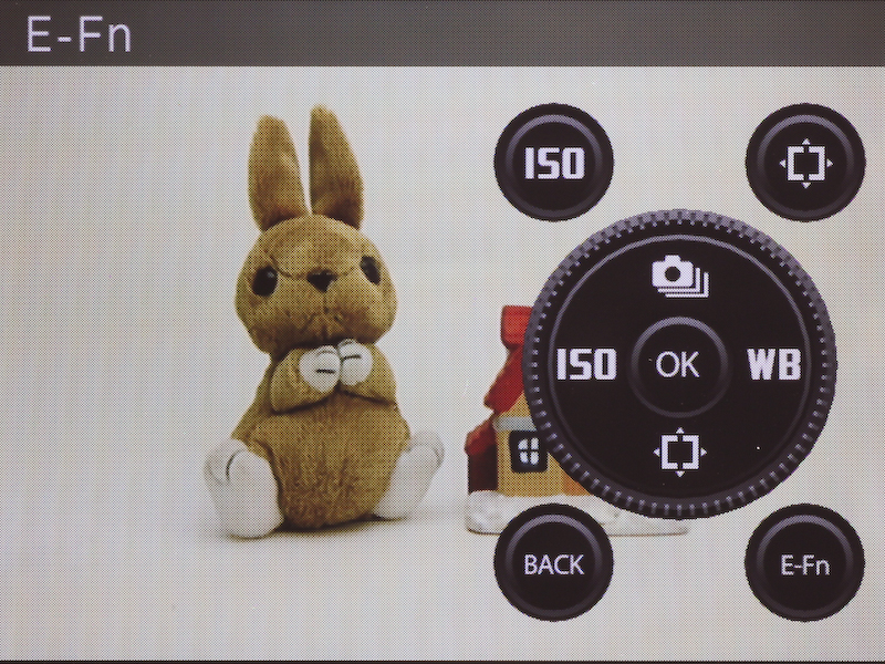 <b>E-Fnボタンを押したところ</b>