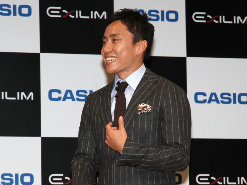 <b>時間が1秒間と伝えられた太田選手は「今年の夏を思い出しますね」と会場の笑いを誘った</b>