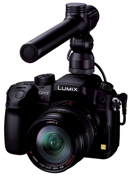 <b>ステレオガンマイクロホン「DMW-MS2」（3万5,000円前後の見込み）も新たに用意する</b>