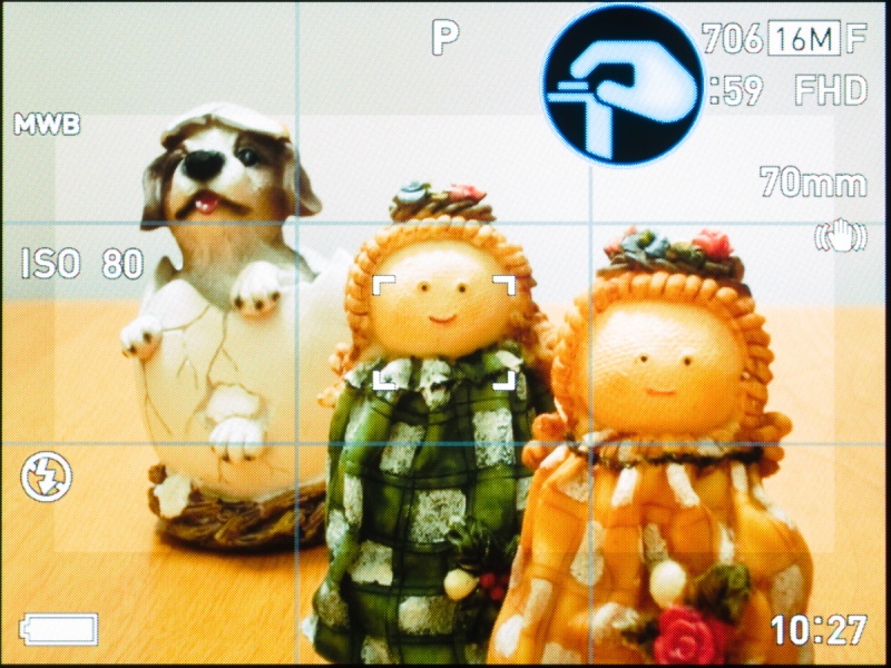 <b>この状態でシャッターボタンを押すと、モーション検知によるハンズフリー撮影が可能となる。</b>